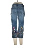 Coldwater Creek Floral Blue Jeans Size 12 (petite) - photo 2