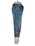 Coldwater Creek Floral Blue Jeans Size 12 (petite) - photo 4
