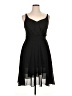Dressever Solid Black Cocktail Dress Size XL - photo 1