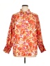 Unbranded Floral Orange 3/4 Sleeve Blouse Size 1X - photo 1