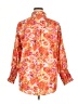 Unbranded Floral Orange 3/4 Sleeve Blouse Size 1X - photo 2