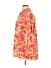 Unbranded Floral Orange 3/4 Sleeve Blouse Size 1X - photo 5