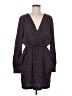 BCBGeneration 100% Polyester Polka Dots Purple Casual Dress Size M - photo 1