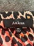 AaKaa 100% Polyester Animal Print Black Casual Skirt Size M - photo 4