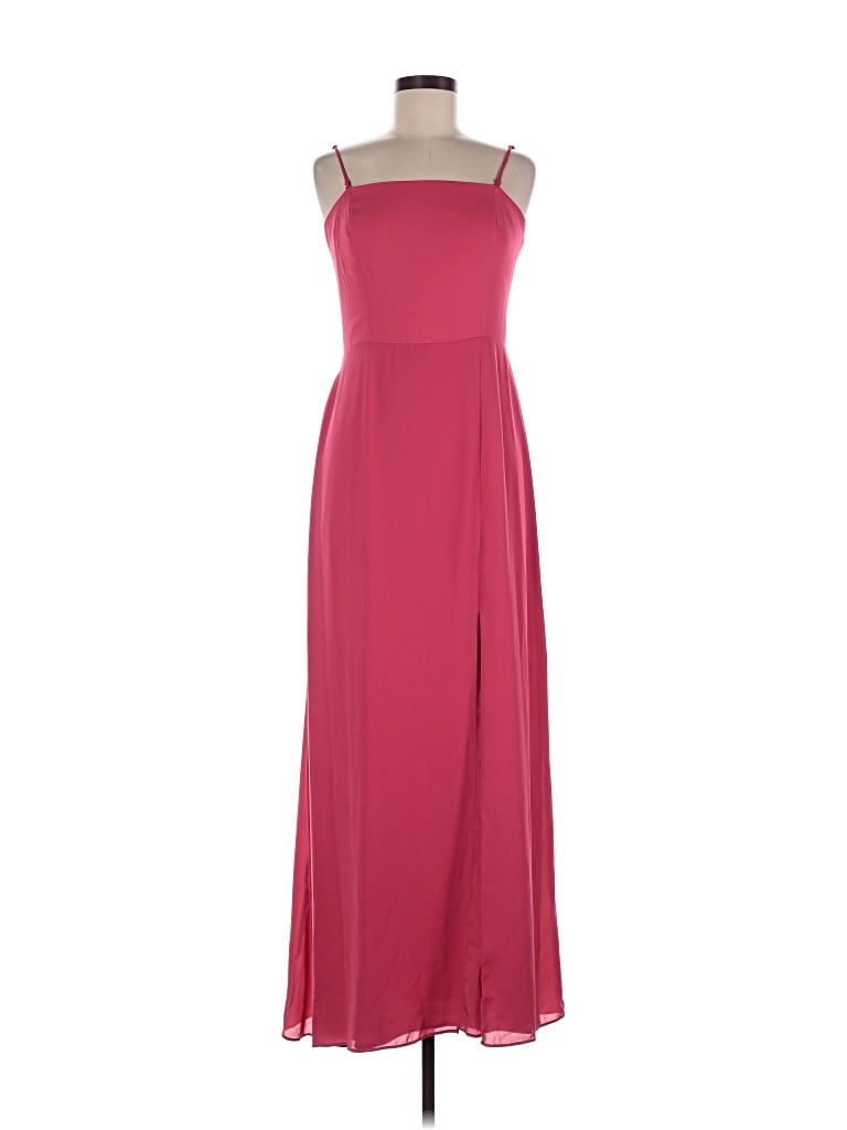 Pre-owned Wayf Cocktail Dress In Burgundy