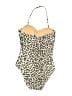 J.Crew Animal Print Gold One Piece Swimsuit Size 8 - photo 2