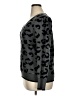 DKNY Animal Print Black Pullover Sweater Size XL - photo 5
