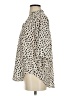 Lush 100% Polyester Animal Print Ivory 3/4 Sleeve Blouse Size S - photo 5