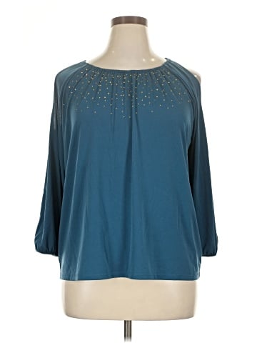Ellen Tracy 3/4 Sleeve Blouse (view 1)