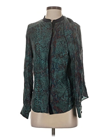 Rebecca Taylor Long Sleeve Silk Top (view 1)