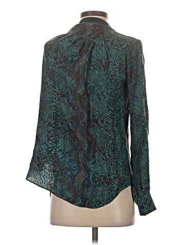 Rebecca Taylor Long Sleeve Silk Top (view 2)