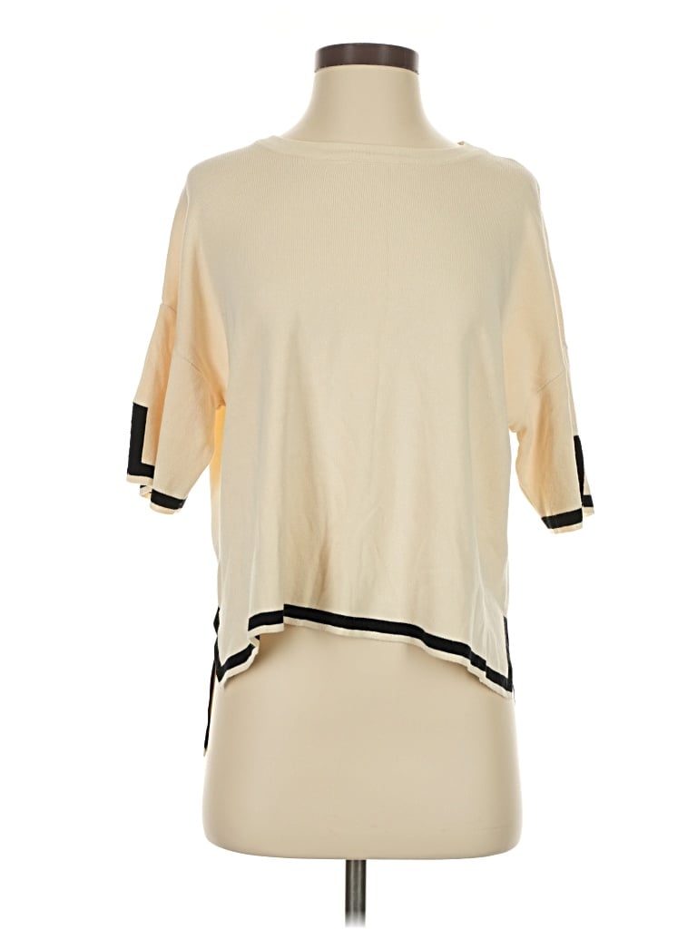 Pre-owned Fashion Poncho In Ivory