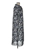 Lane Bryant 100% Polyester Print Blue Casual Dress Size 10 - 12 Plus - photo 4