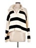 Butter Melon Stripes Ivory Pullover Sweater Size M - photo 1