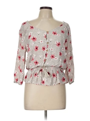 C&C California 3/4 Sleeve Blouse (view 1)