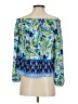 Lilly Pulitzer 100% Polyester Blue Long Sleeve Blouse Size XS - photo 2