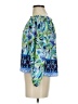 Lilly Pulitzer 100% Polyester Blue Long Sleeve Blouse Size XS - photo 5