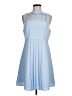 Ted Baker London 100% Polyester Blue Cocktail Dress Size 8 (3) - photo 1