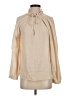 H&M Tan Long Sleeve Blouse Size XS - photo 1
