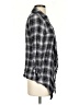 About A Girl Plaid Gray Kimono Size S - photo 4