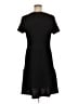 Nicole Miller Solid Black Casual Dress Size M - photo 2