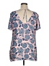 Kut from the Kloth 100% Polyester Pink Short Sleeve Blouse Size XL - photo 2
