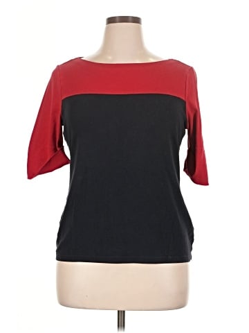 Lauren by Ralph Lauren 3/4 Sleeve T-Shirt (view 1)