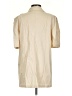 Shein Tan Short Sleeve Blouse Size 4 - photo 2