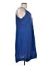 Tommy Bahama Solid Blue Casual Dress Size L - photo 4
