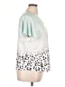 Unbranded Animal Print Teal Short Sleeve T-Shirt Size 1X - photo 4