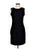 ABS Platinum Solid Black Cocktail Dress Size 10 - photo 1