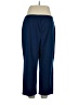 Joan Rivers Solid Blue Active Pants Size XL - photo 2