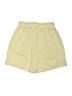 Unbranded 100% Polyester Solid Yellow Khaki Shorts Size XL - photo 2