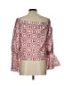 Alexis Red 3/4 Sleeve Blouse Size L - photo 2