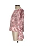 Alexis Red 3/4 Sleeve Blouse Size L - photo 5