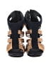 Tory Burch Gold Blue Heels Size 6 - photo 2