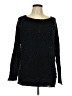 Soft Surroundings 100% Cotton Solid Black Pullover Sweater Size L - photo 1