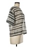 Ann Taylor LOFT Tweed Silver Short Sleeve T-Shirt Size M - photo 4