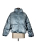 Old Navy 100% Nylon Metallic Blue Snow Jacket Size L - photo 1