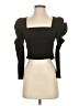 Alice + Olivia 100% Polyester Black 3/4 Sleeve Top Size 2 - photo 1