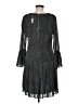 The Limited 100% Polyester Chevron-herringbone Gray Casual Dress Size 6 (petite) - photo 2