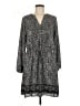 Gap 100% Polyester Paisley Gray Casual Dress Size M - photo 1