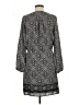 Gap 100% Polyester Paisley Gray Casual Dress Size M - photo 2