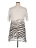 Vocal Silver Short Sleeve Top Size XL - photo 2