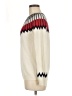 Talbots Argyle Ivory Pullover Sweater Size M - photo 5
