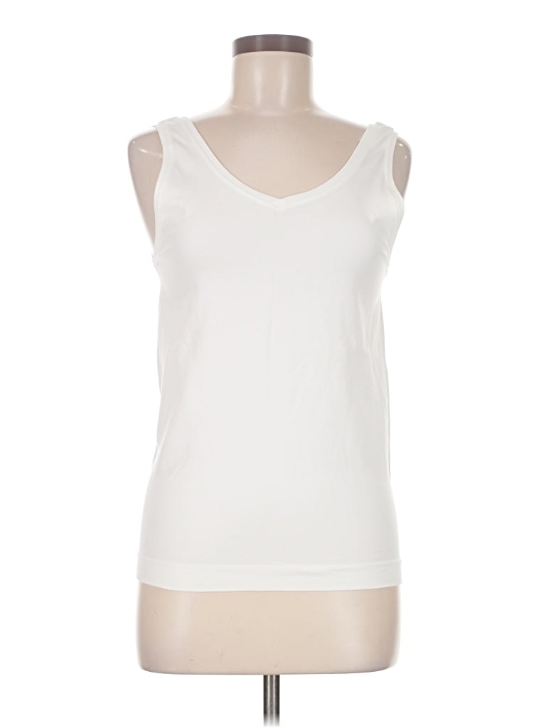 Unbranded Sleeveless T-shirt In White