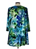 Caribe Blue 3/4 Sleeve Blouse Size L - photo 2