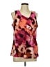 Ann Taylor LOFT 100% Polyester Pink Sleeveless Blouse Size L - photo 1