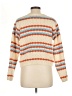 Shein 100% Acrylic Stripes Ivory Pullover Sweater Size M - photo 2