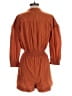 Cleobella 100% Cotton Solid Orange Brown Romper Size S - photo 2